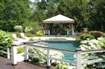 Pool Side Gazebo, Greenwich, CT