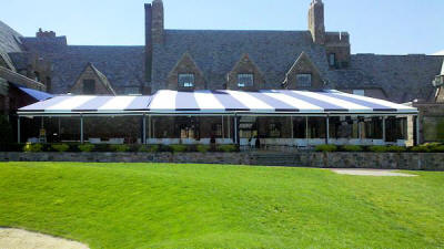 patio awning for country club