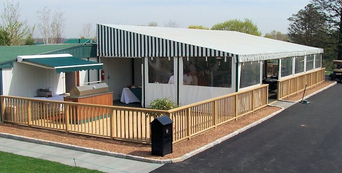 Use of Rectable Awning and Dining Enclosure